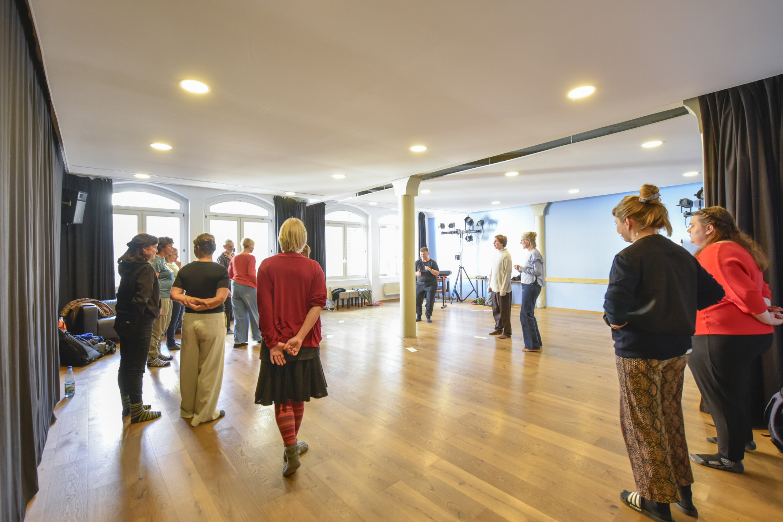 Workshop beim Improvisationsfestival in Halle